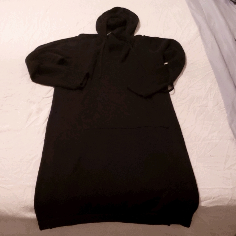 Knit hoodie dress